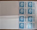 8 ROYAL MAIL 1st CLASS - LARGE LETTER STAMPS 2 BOOKS OF 4 KING CHARLES III