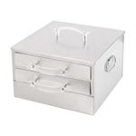Rice Noodle Roll Steamer Easy to Clean Two-Layer Steaming Cabinet Food-Grade