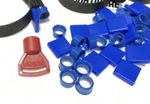 Blue or Red Trim Ends for Stealth Coolant Hose Clips Clamps for VW Golf MK3 VR6