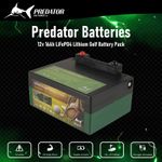 Predator Batteries 12v  18-27 Hole LiFePO4 Lithium Golf Battery Pack