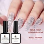 Gel Nail Polish PREP Dehydrator Desinfection Primer Bonder Nails Art 2pack 10ml