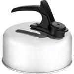Pendeford Whistling Kettle 1L Polished Stainless Steel Camping Fishing Gas Hob
