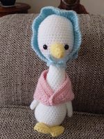 Handmade Crochet Jemima Puddleduck Toy