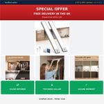 LROLTEF Under Cabinet Lights 30cm 2 Pack Rechargeable Motion Sensor Dimmable