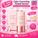 CC Tinted Serum Color-Correcting Tinted Serum, Color-Changing Shade 55ml U.K