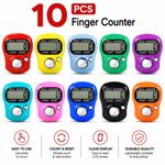 10x Ring Tally Counter Finger Hand Digital Electronic Security Tasbeeh Tasbih UK