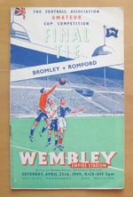 1949 FA Amateur Cup Final BROMLEY v ROMFORD *VG Condition Football Programme*