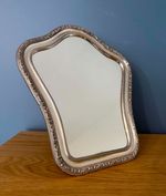 Large Sterling Silver Easel Dressing Table Mirror Birmingham 1972 AT Cannon 34cm