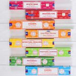 SATYA Nag Champa Incense Sticks Joss 1/3/12 15g Packs Insence Scent Mix & Match 