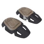 KRYDEX G4 Tactical Knee Pads Combat Pants Joint Protection Kneecap Airsoft Tan