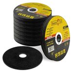 200x 125mm ULTRA THIN 1mm METAL CUTTING DISC 5" FOR STEEL & STAINLESS ANGLE