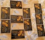 TEN X 0.017 gram gold bars - GOLD IS MONEY EVERYTHING ELSE IS CREDIT