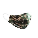 Step Ahead Reusable Child Face Mask Camo 6-13 Years Old Washable Fluid Repellant