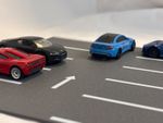 1/64 Scale 10 Space Car Park Road Plate - Diorama/Car /Motorbike/Gift