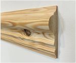 DADO RAIL DECORATIVE MOULDING TRADITIONAL STYLE PINE WOOD 1m x 63mm x 25mm