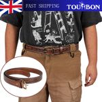 TOURBON Leather Belt for Men Adjustable 40.5-48.8″ Casual & Work Belt for Jeans