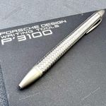 Porsche Design Tec Flex P3100 Braided Steel Ballpoint Pen Rare Luxury Collector 