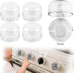 5pcs Stove Knob Safety Covers, 3in Child Proof Oven Safeguards Child... 