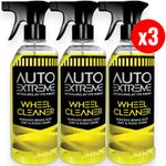 3 x Auto Extreme Wheel Cleaner Brake Dust dirt & Grime 720ml Trigger Spray