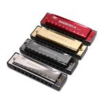 East top Harmonica Diatonic Blues Harmonica Key of C 10 Holes Harp Mouth Organ