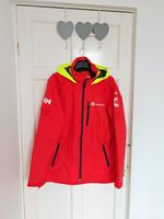 Helly Hansen Hurtigruten Expedition Sailing Jacket Mens M Red Waterproof Coat
