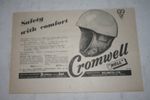 1955 Advert for "Cromwell Noll Motorcycle Helmet "  Vintage Original Print Ad
