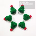20 Pcs Miniature Santa Hat for Christmas Decoration Small Hats Kids