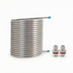 Stainless Steel Wort Chiller Long-Lasting Immersion Cooling Coil