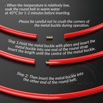 PU Round Hollow Belt Polyurethane Connectible Drive Belting OD 5-12mm ID 2-4.5mm