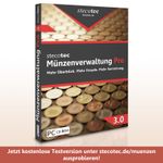 Stecotec Coin Manager Pro 3 [CD-ROM] Professional Software for Collectors Program