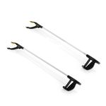 2 X LONG REACH GRABBER REACHER LITTER PICKER HELPING HAND HELD PICK UP TOOL