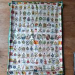 Original Vintage Silk Military Emblems/Ensigns/Badges  Framed