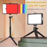 6 inch LED Video Light Panel Fill Light With Tripod Photography Lamp For Live