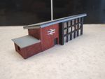 N Gauge Modern Station Building - Fully Built