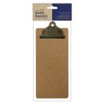 Papermania Bare Basics Tall Kraft Clipboard With Metal Clip 10cmx22.3cm Drawing