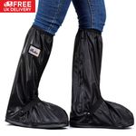 Reusable Waterproof Overshoe Cycling Motorcycle Hiking Rain Boot Shoes Cover UK
