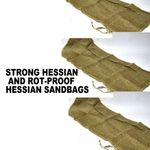 STRONG HESSIAN AND ROT-PROOF HESSIAN SANDBAGS FLOOD DEFENCE BARRIER SACKS