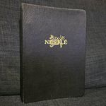 Vintage Nestlé Ring Bound Organiser Notebook Faux Leather Advertising Memo Book 