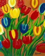 Maud Lewis (Handmade) Signed Oil Painting on Canvas 11x9 in Naive Art ..