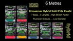 NEW HYBRID XCROSSOVER SOLID POLE ELASTIC LOWEST PRICED 6 meters + FREE P&P