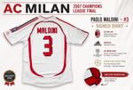 AC Milan - Paolo Maldini Hand Signed Shirt   