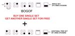 4 Ring Stove Stickers Hob Cooker Decals  SINGLE SET + ANOTHER (FREE) SINGLE SET.