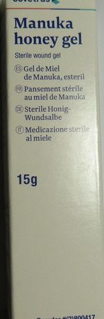 MANUKA STERILE HONEY WOUND GEL 1 x 15G TUBE-100% LEPTOSPERMUM SCOPARIUM HONEY