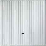 Hormann white Vertical garage door 7'0" x 7'0" unframed -Supply & Fitted