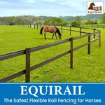 100 Metre Equirail – Premium Flexible Rail, Fully Electrifiable, Ultra-Safe for