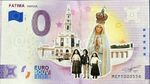 Ticket 0 EURO FATIMA Portugal Color 2023 Various Number