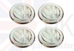 VOLKSWAGEN UP! GENUINE ALLOY WHEEL CENTER CAP HUB SILVER WHITE 4x 1S0601149DCIX
