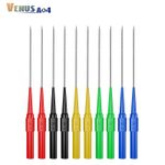 10pcs Long Insulated Back Probe Pin with 4mm Jack Wire Piercing Test Probe 30V