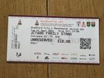 TICKET 2021 Bradford City v Manchester United EFL Trophy - Complete