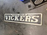 Manufactured by Vickers Steel Plaque Sign